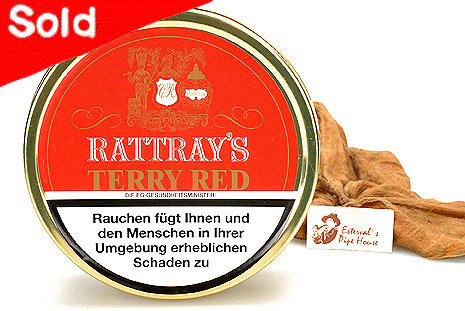 Rattrays Terry Red Pipe tobacco 50g Tin